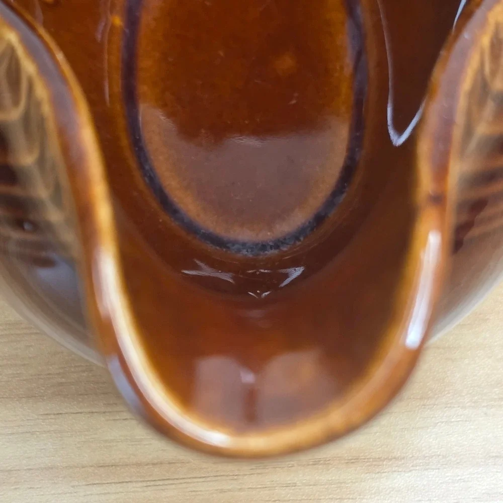 Vintage 1960s Fiesta Ironstone Sheffield Amberstone Glaze Large Sauceboat